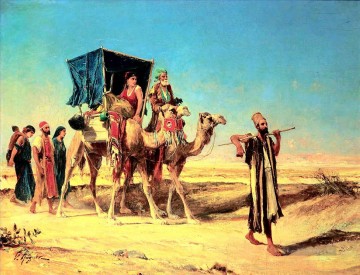 Arabisch Werke - Caravan Victor Huguet Araber